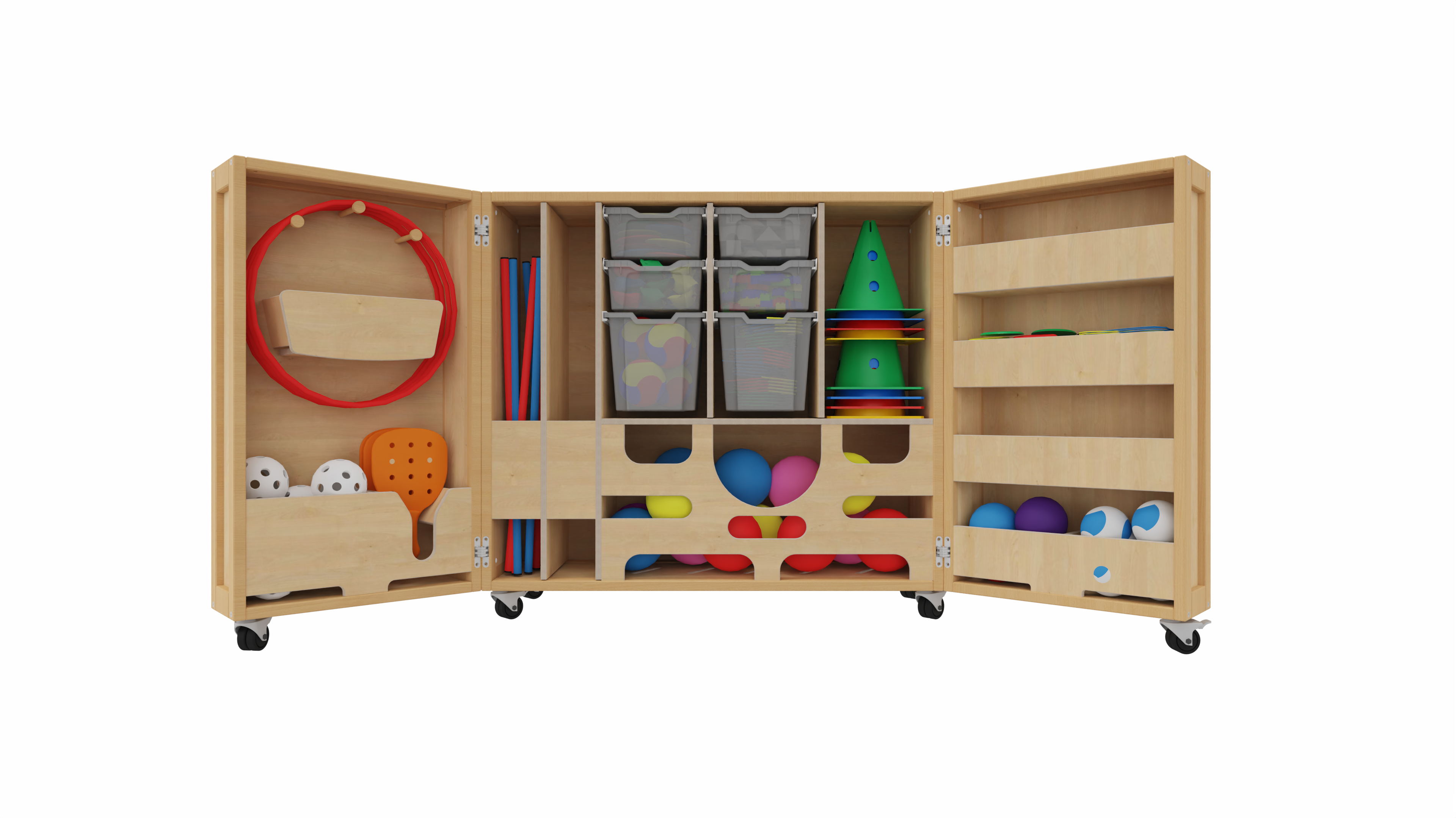 Spiel- und Sportschrank / KVLO/Gympedia 