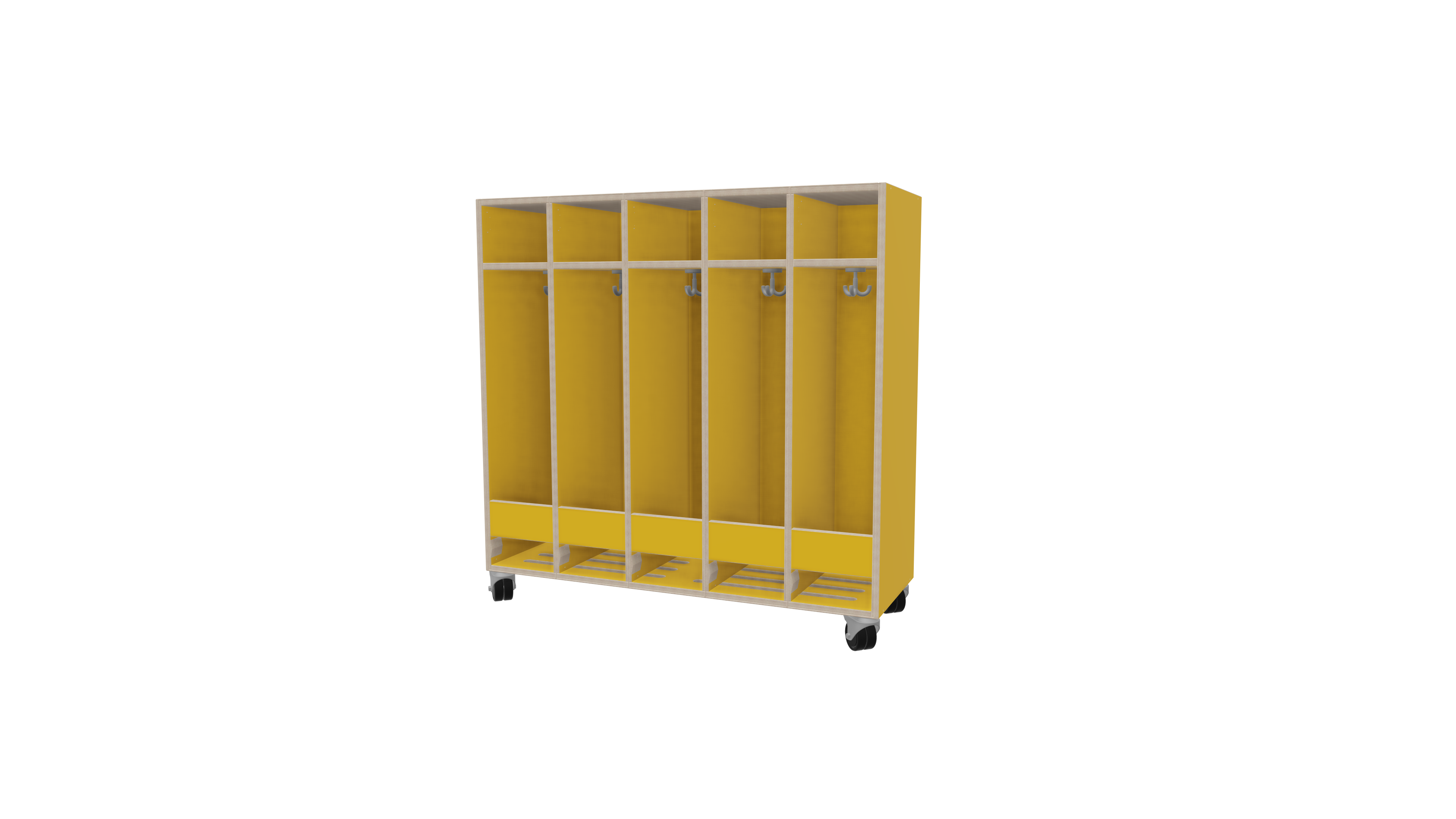 Garderobenschrank mit 5-fach | 20 cm Garderobenschrank mit 5-fach | 20 cm