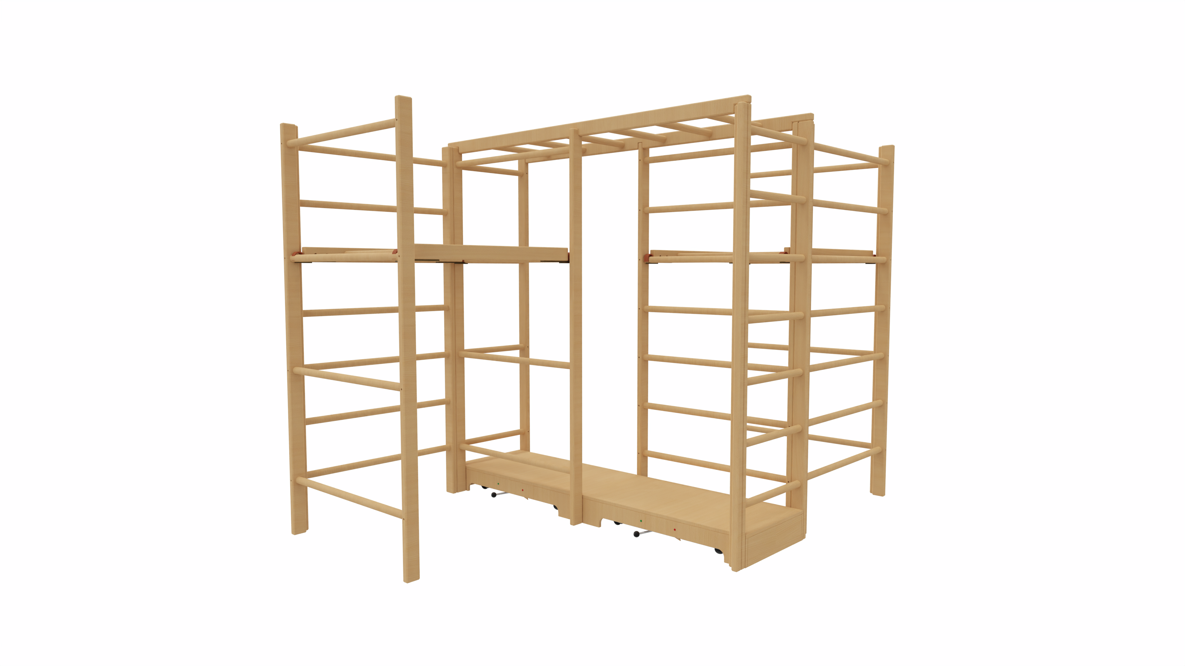 Klimwandturm, verstellbar