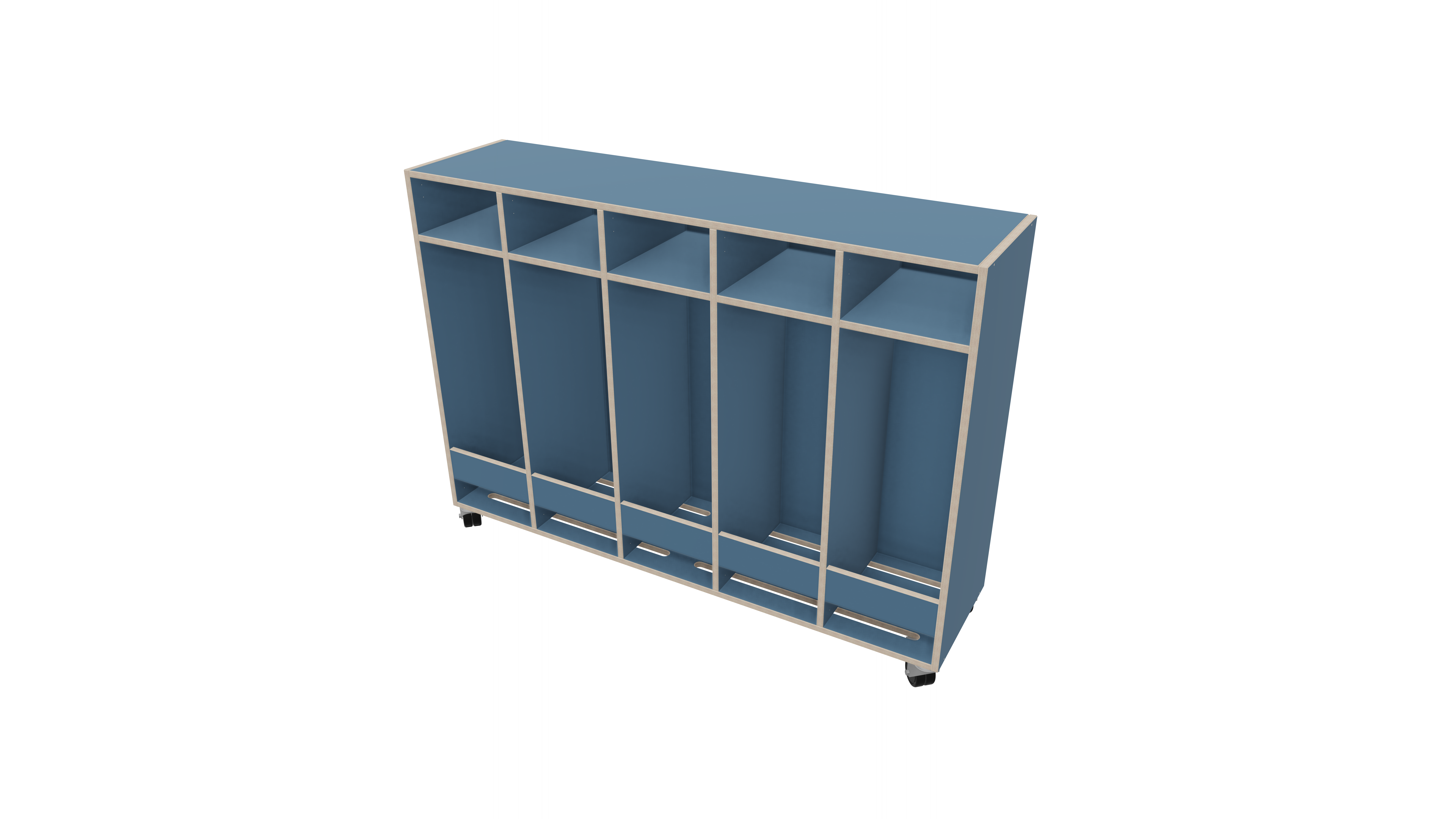 Garderobenschrank mit 5-fach | 28 cm Garderobenschrank mit 5-fach | 28 cm