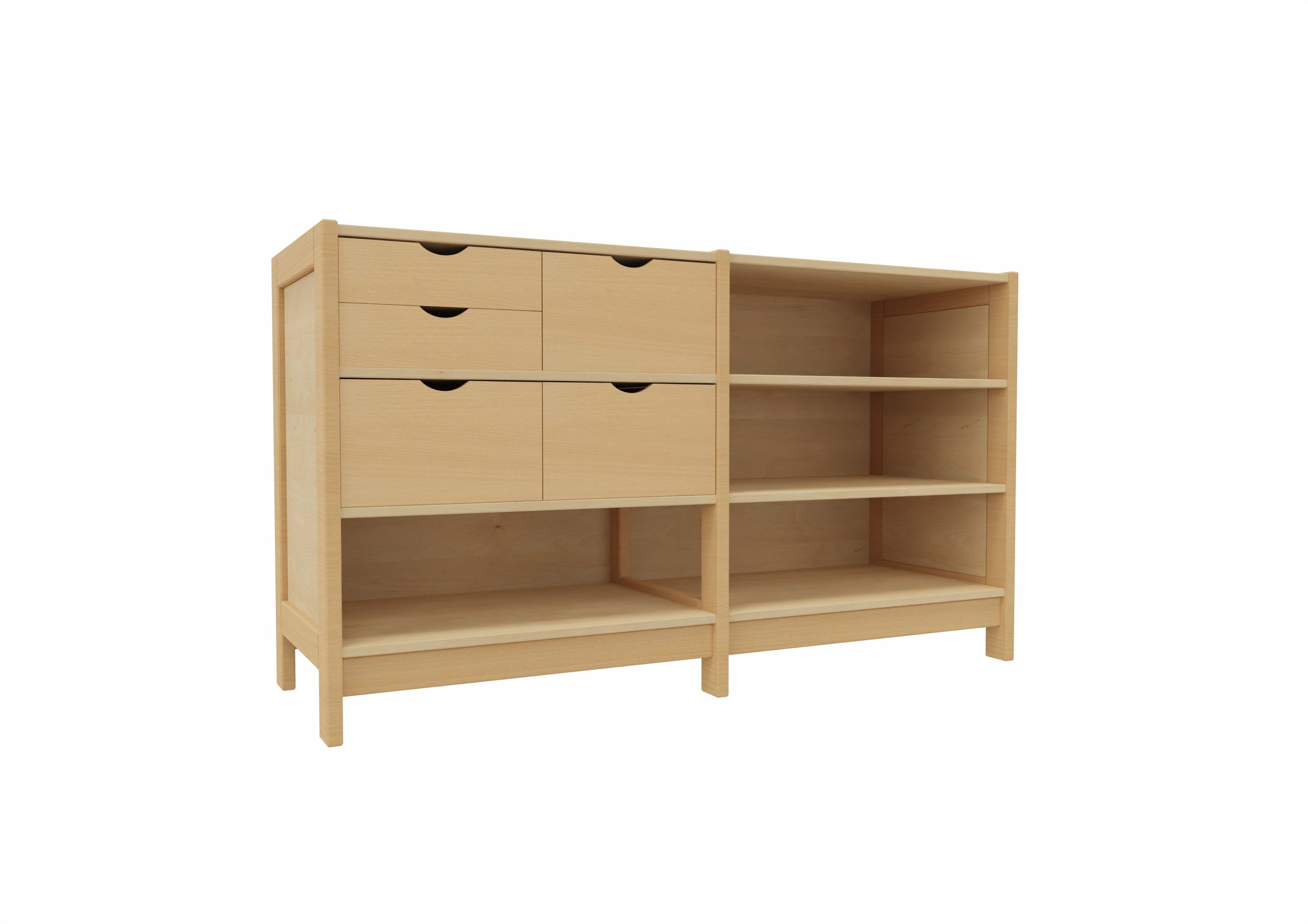 Schrank 112, 5 Kästen