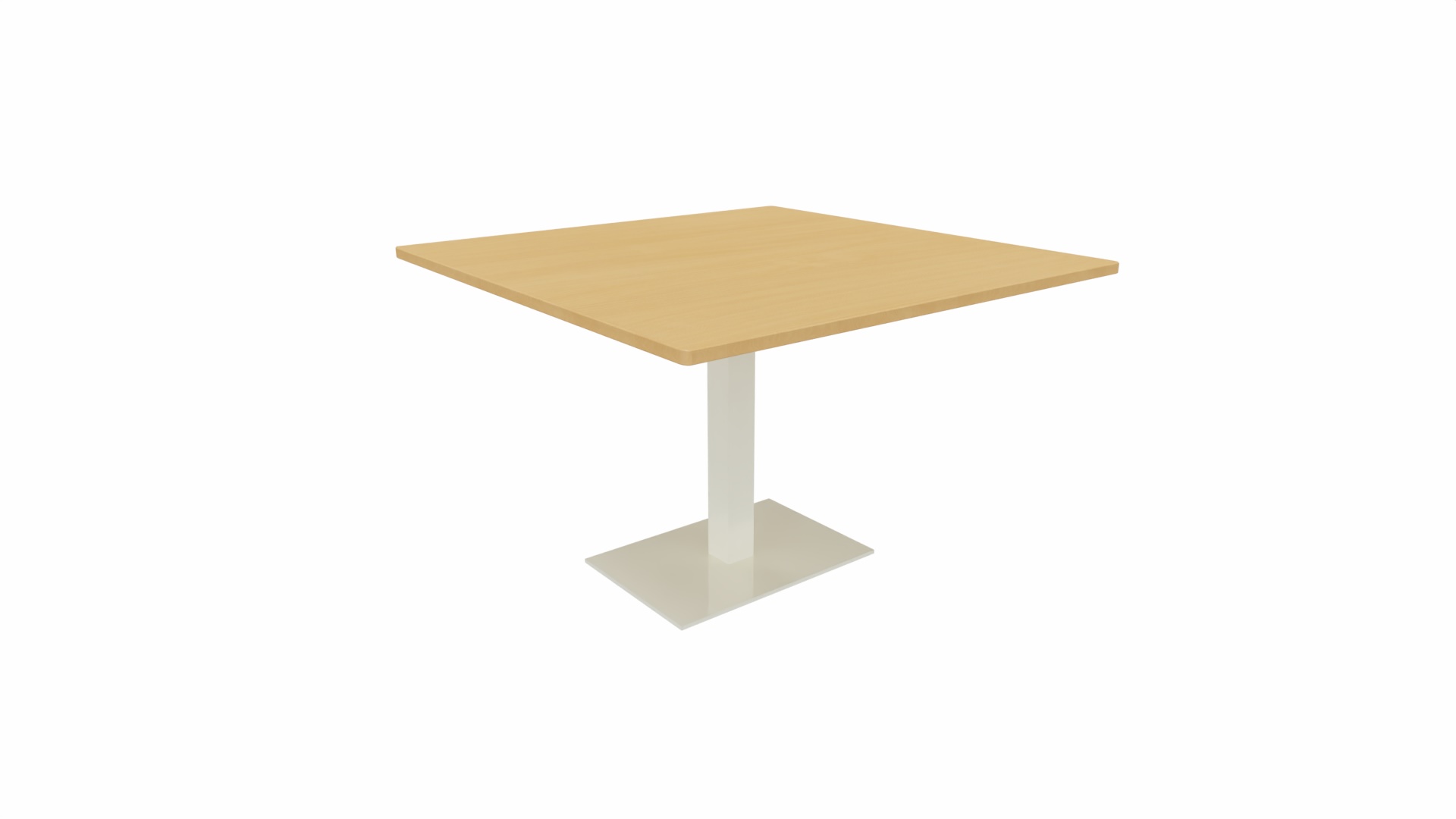 Tisch für Trein-Bank, Quadrat