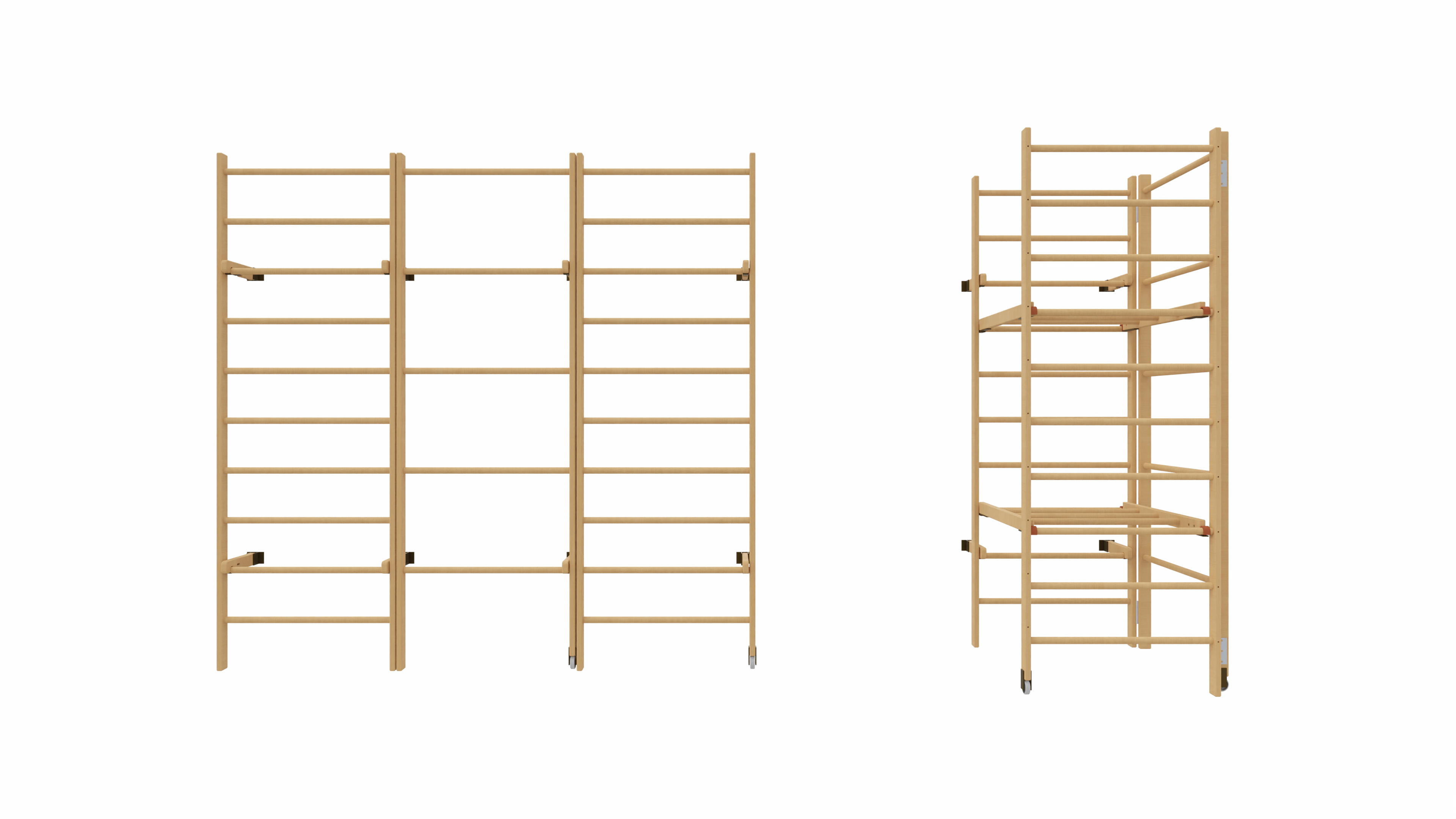 Klimwandturm 3-teilig