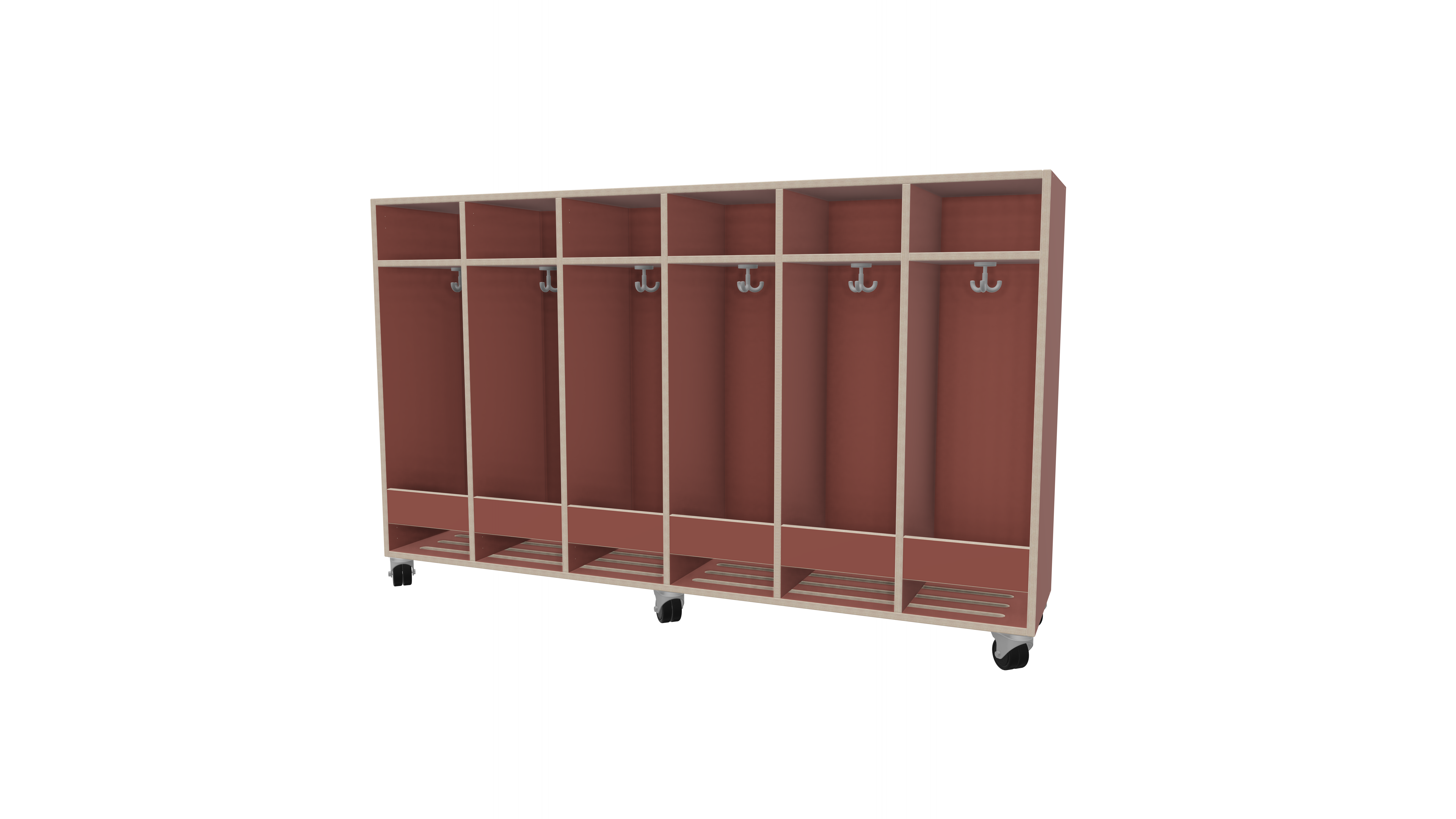 Garderobenschrank 6-fach | 28 cm Garderobenschrank 6-fach | 28 cm