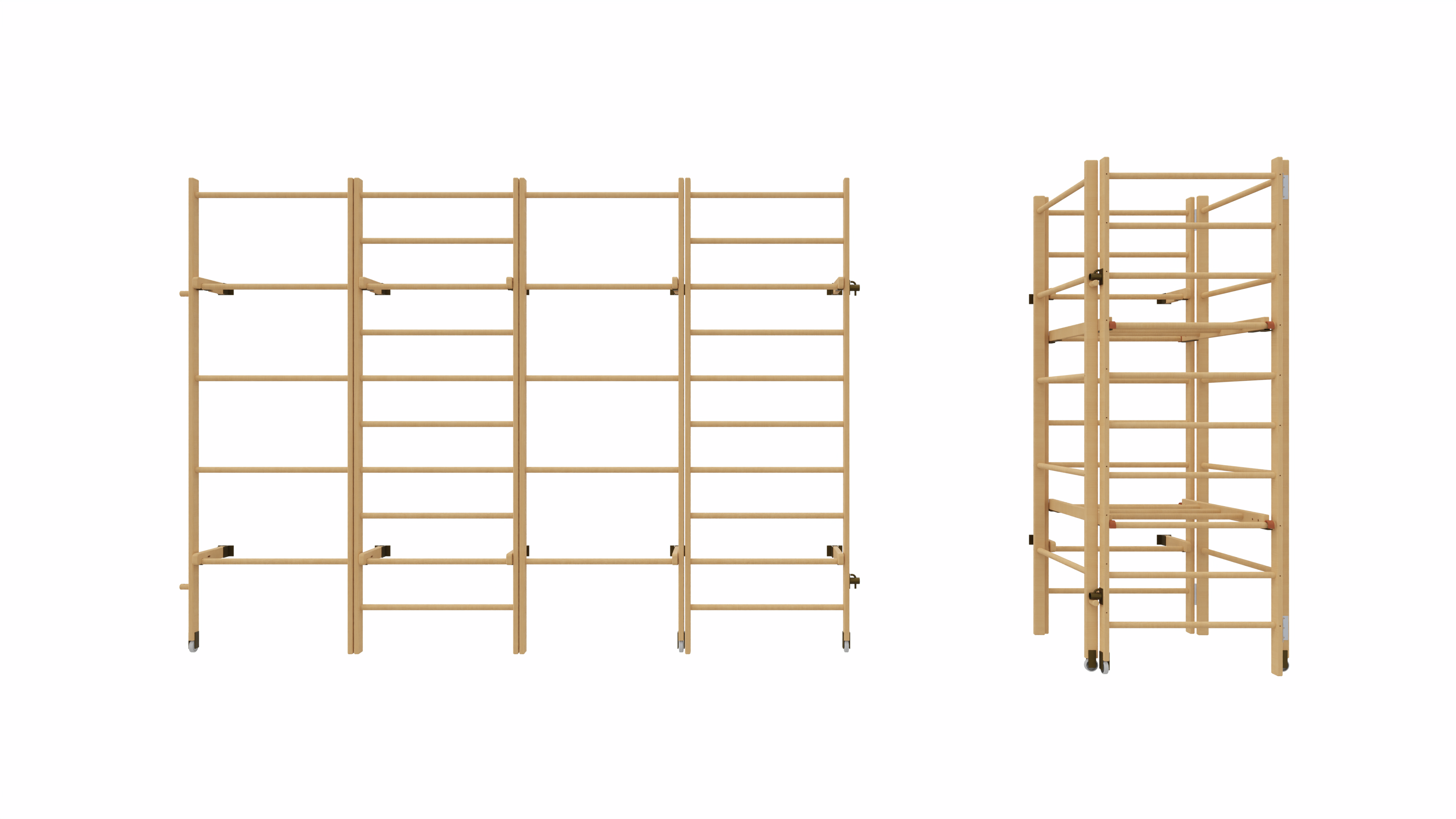 Klimwandturm, 4-teilig