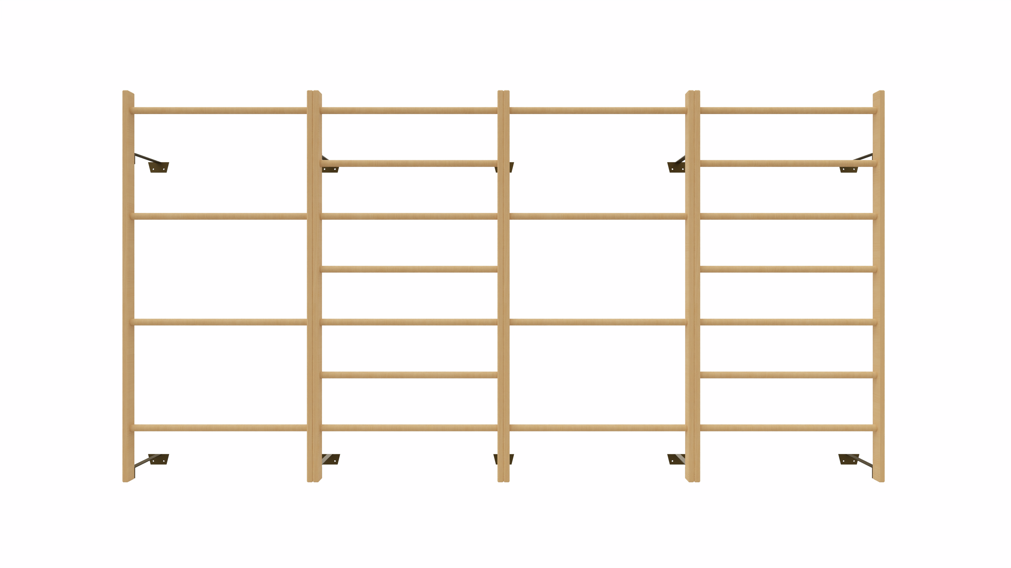 Kletter-Sprossenwand, 4-teilig