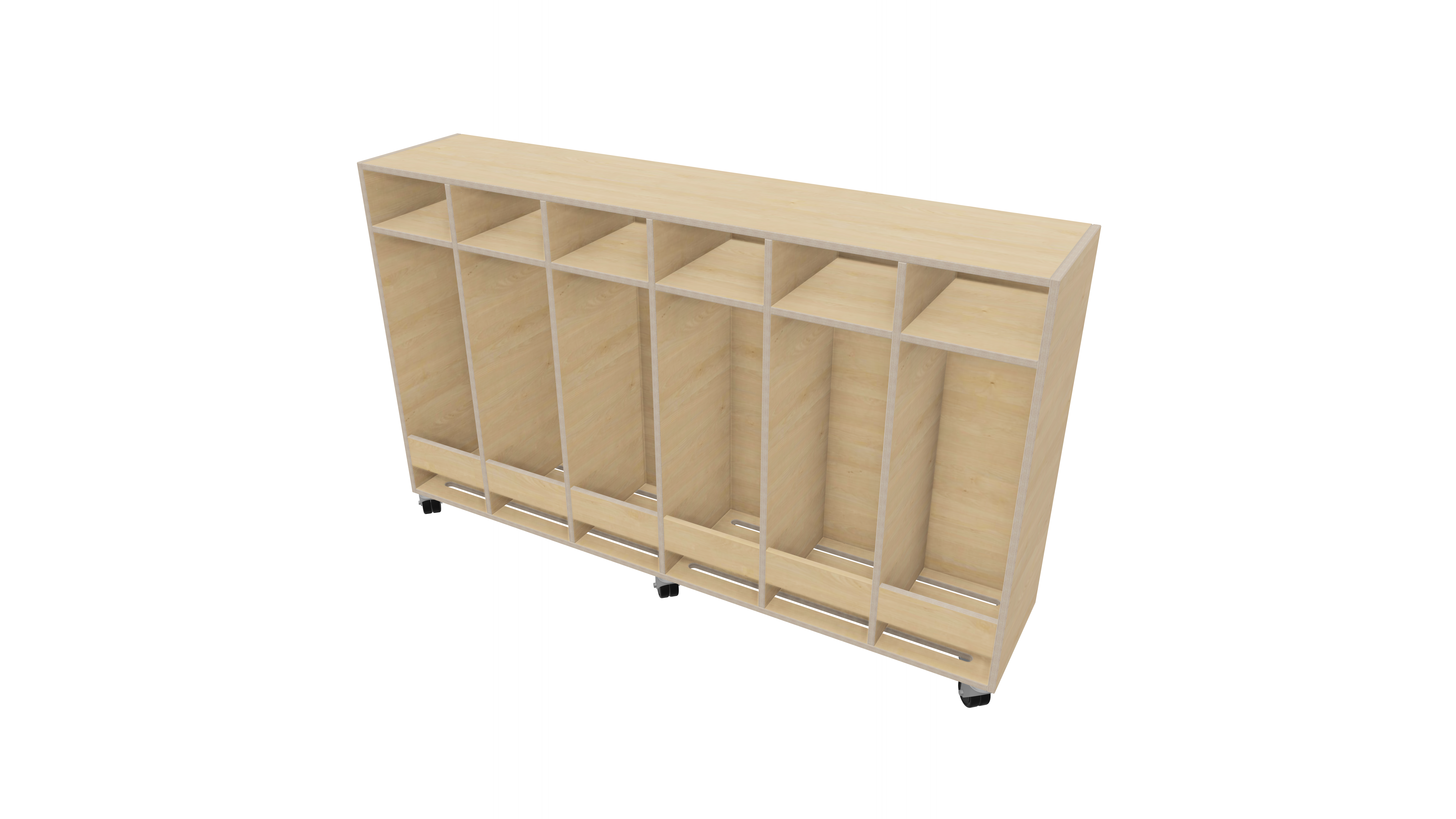 Garderobenschrank 6-fach | 28 cm Garderobenschrank 6-fach | 28 cm
