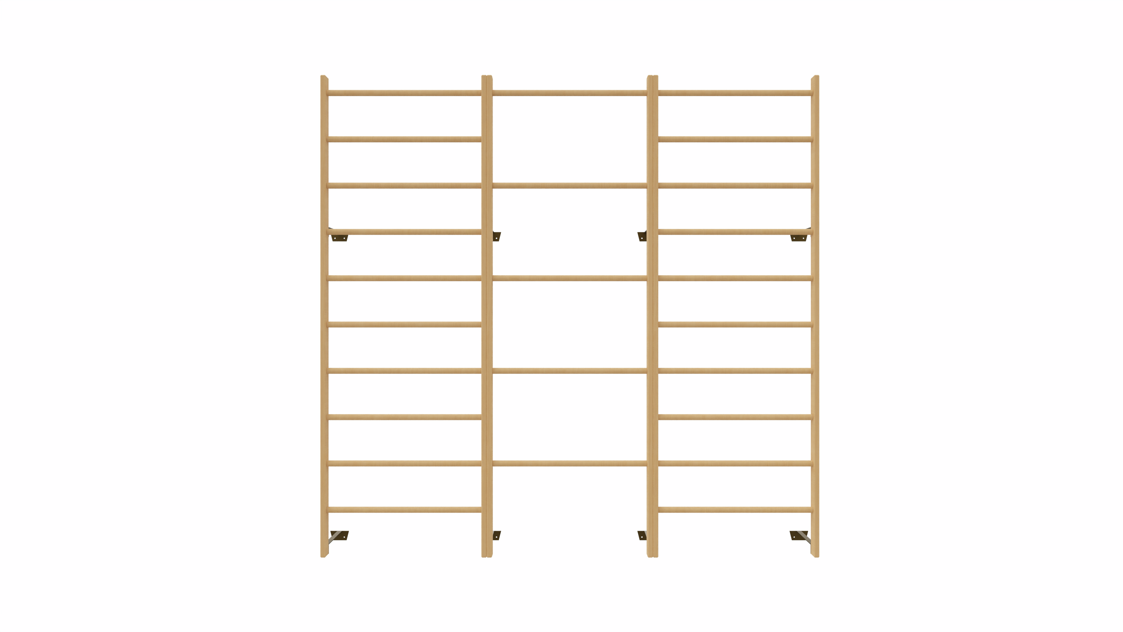 Kletter-Sprossenwand, 3-teilig