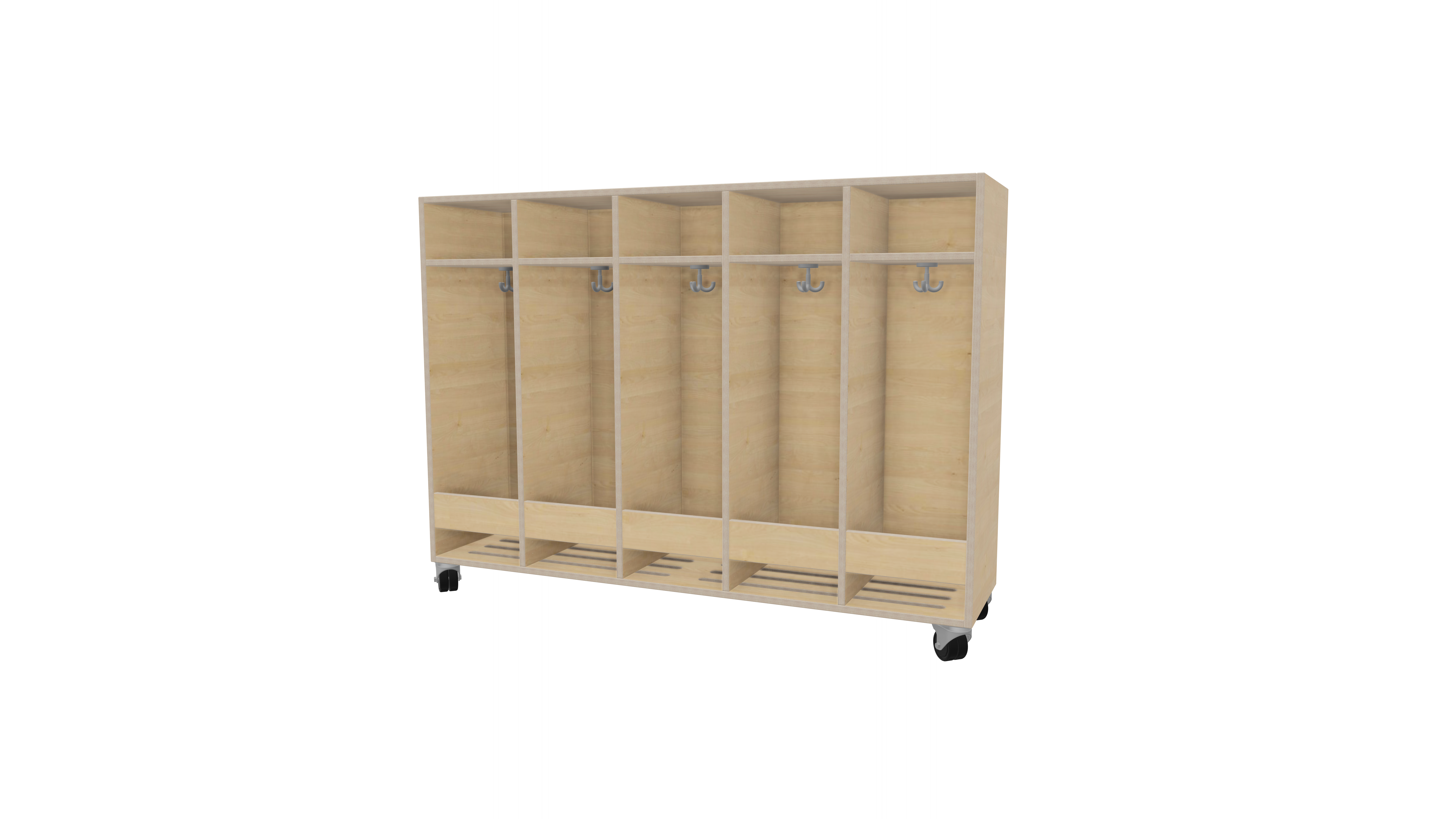 Garderobenschrank mit 5-fach  | 28 cm